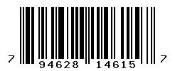 UPC barcode number 794628146157