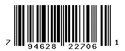 UPC barcode 794628227061