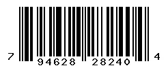 UPC barcode 794628282404