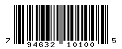 UPC barcode number 794632101005