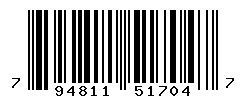 UPC barcode number 794811517047
