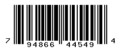 UPC barcode number 794866445494