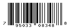 UPC barcode number 795033083488
