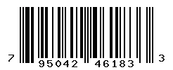 UPC barcode 795042461833