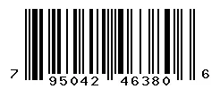 UPC 795042463806 barcode image