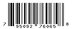 UPC barcode 795092760658