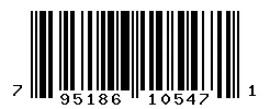 UPC barcode 795186105471