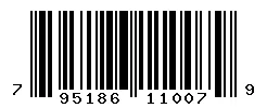 UPC barcode 795186110079