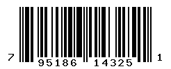 UPC barcode number 795186143251