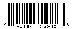 UPC barcode number 795186359898