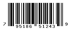 UPC barcode number 795186512439