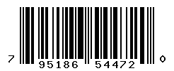 UPC barcode number 795186544720