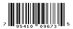 UPC barcode number 795410096735
