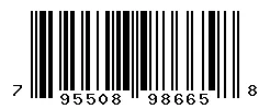 UPC barcode 795508986658