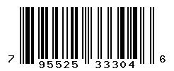 UPC barcode number 795525333046