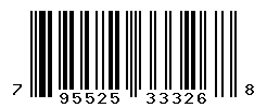 UPC barcode number 795525333268