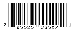 UPC barcode number 795525335071