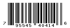 UPC barcode number 795545404146