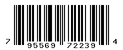 UPC barcode number 795569722394