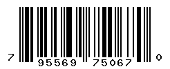 UPC barcode number 795569750670