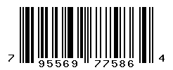 UPC barcode number 795569775864