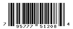 UPC barcode number 795777512084