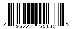 UPC barcode number 795777551335