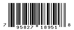 UPC barcode number 795827189518