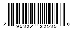 upc 795827225858 barcode image