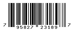 upc 795827231897 barcode image