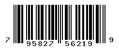 UPC barcode number 795827562199