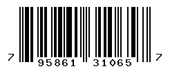 UPC barcode number 795861310657