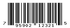 UPC barcode number 795902123215