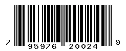 UPC 795976200249 barcode image