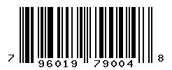 UPC barcode number 796019790048