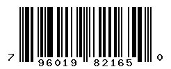 UPC barcode 796019821650