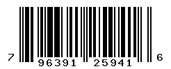UPC barcode 796391259416