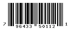 UPC barcode 796433501121