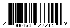 UPC barcode number 796451777119