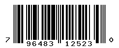 UPC barcode number 796483125230