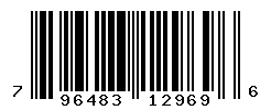 UPC barcode number 796483129696