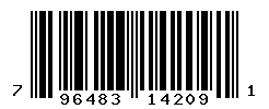 UPC barcode number 796483142091