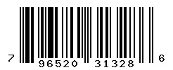 UPC 796520313286 barcode image