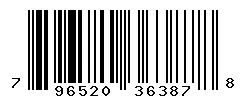 UPC barcode 796520363878