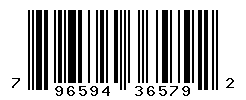 UPC barcode number 796594365792