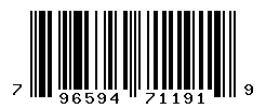 UPC barcode 796594711919
