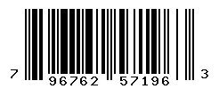 UPC barcode 796762571963