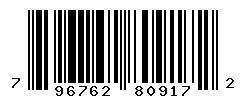 UPC barcode number 796762809172