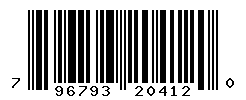 UPC barcode number 796793204120