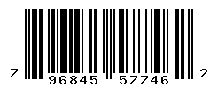 UPC barcode number 796845577462